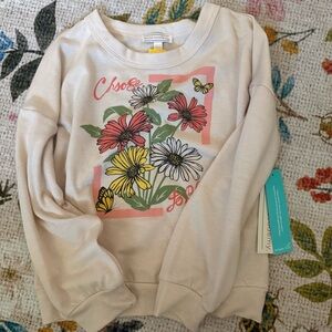 BNWT Girls Light Sweatshirt Sz 8